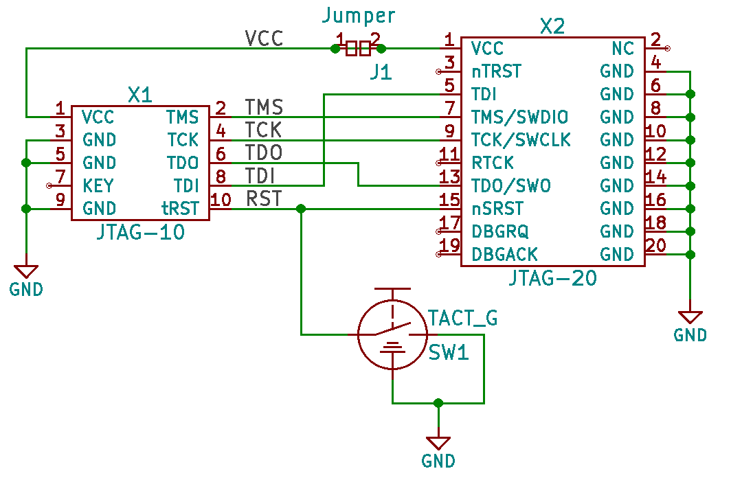 20Pin JTAG Adapter Board Kit
